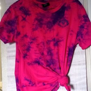 Short sleeve tye dye shirt